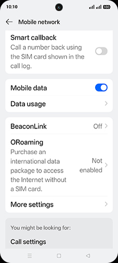Step 4: Tap on BeaconLink.
