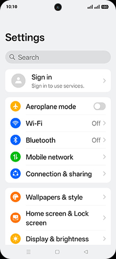 Step 3: Tap on Mobile network.