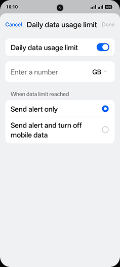 Step 12: Tap on Enter a number.