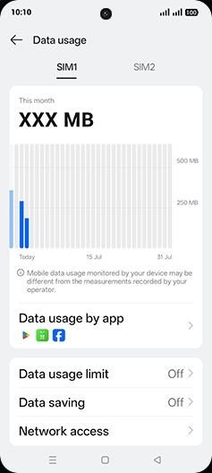 Step 5: Tap on Network access.