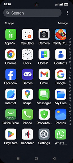 Step 2: Tap on WhatsApp icon.