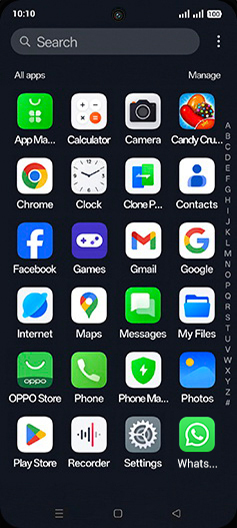 Step 2: Tap on WhatsApp icon.