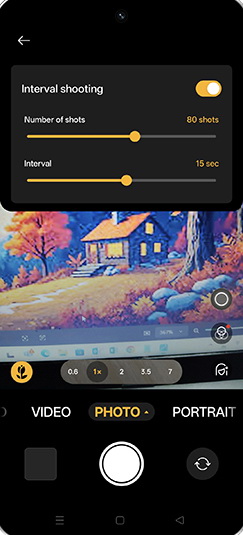 Step 7: Set interval time.