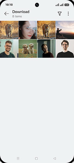 Step 5: Tap on desired Image.