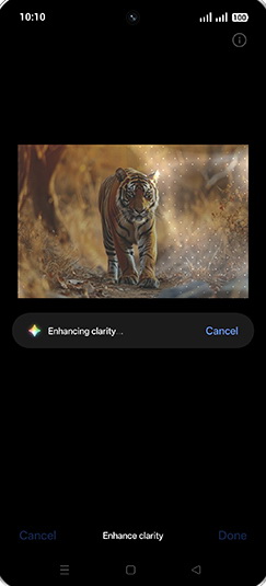 Step 11: Enhancing clarity.