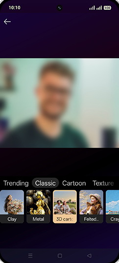Step 13: Photo is generating.
