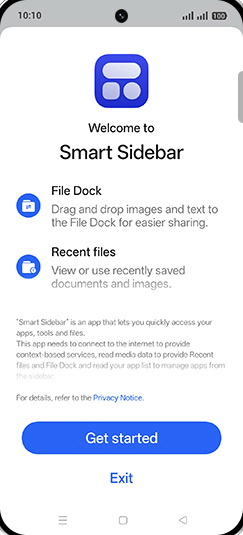 Step 5: Tap on Get started.