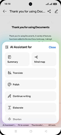 Step 6: Tap on Summary.