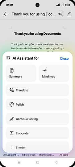 Step 6: Tap on Translate.