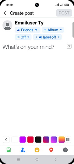 Step 4: Swipe left sidebar for AI option.