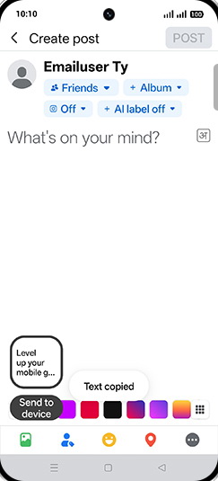 Step 9: Tap on Text box.