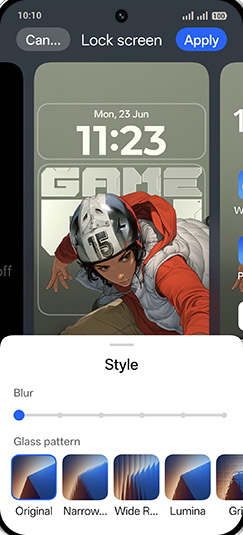 Step 7: Select desired Style.