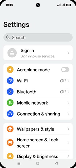 Step 3: Tap on Mobile network.