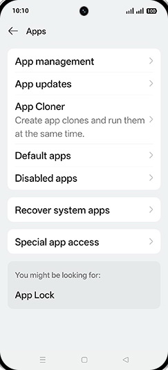 Step 4: Tap on Default apps.
