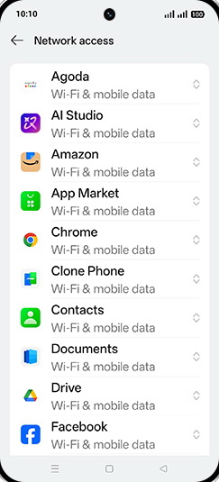 Step 6: Tap on desired App.