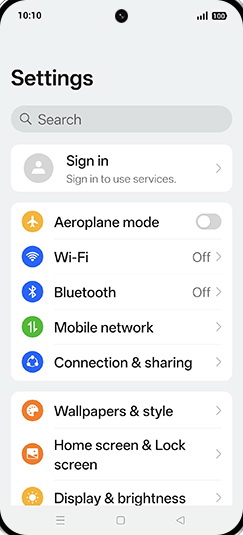 Step 3: Tap on Mobile network.