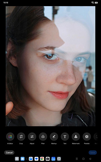 Step 7: Tap on AI Editor.