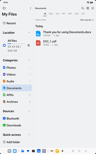 Step 4: Tap on desired Document.