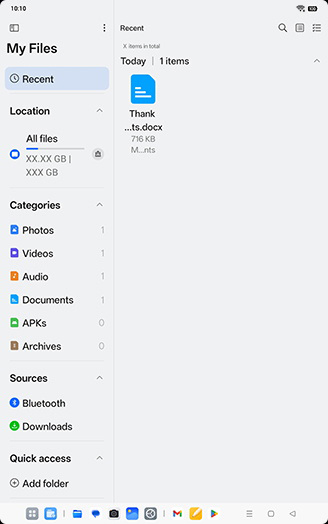 Step 3: Tap on Documents.