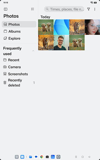 Step 3: Tap on Albums tab.