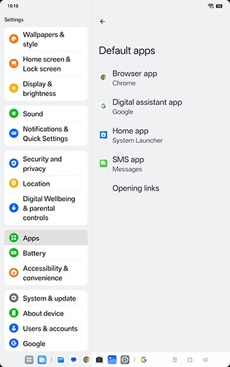 Step 5: Tap on Browser app.