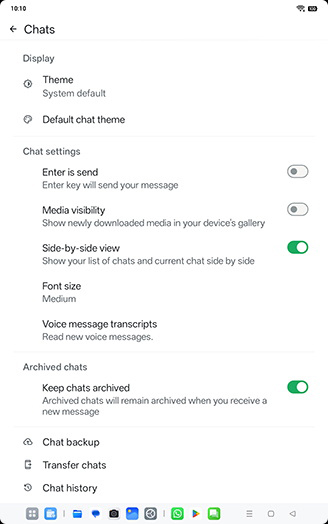 Step 6: Tap on Enter is send to turn ON.