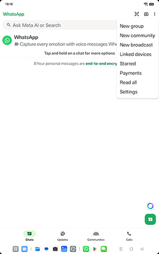 Step 4: Tap on Settings.