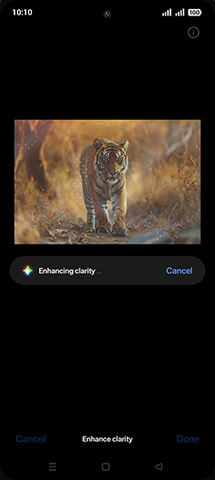 Step 11: Enhancing clarity.