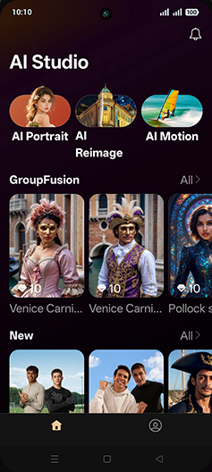 Step 4: Tap on AI Reimage.