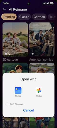 Step 7: Tap on Photos.