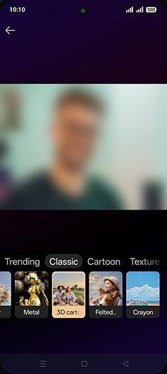 Step 14: Photo is generating.