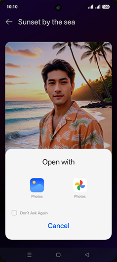 Step 9: Tap on Photos.