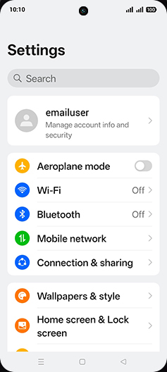 Step 3: Tap on Mobile network.