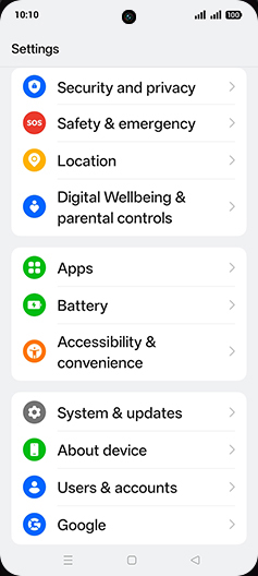 Step 3: Tap on Apps.