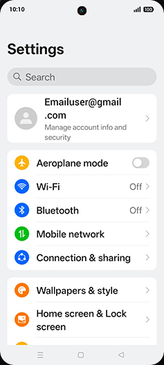Step 3: Tap on Mobile network.