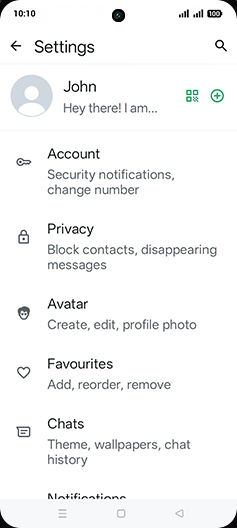 Step 5: Tap on Chats.