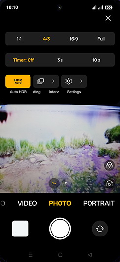 Step 4: Tap on Interval shooting.