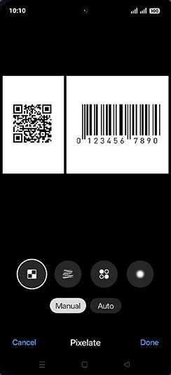 Step 8: Tap on Auto.