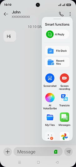 Step 5: Tap on AI Reply.