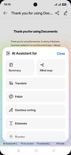 Step 6: Tap on Summary.