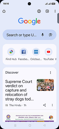Step 3: Search any article or news.
