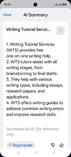 Step 6: Check Summary.