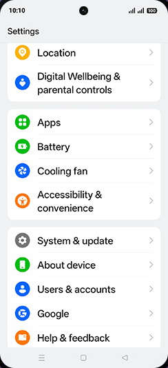 Step 3: Tap on Apps.