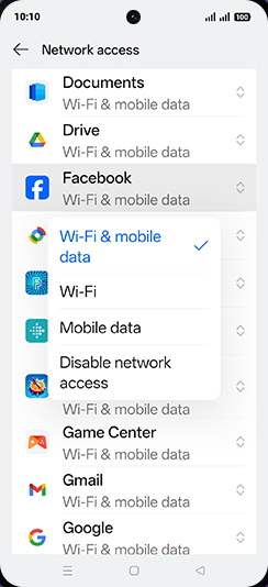 Step 7: Tap on desired option.