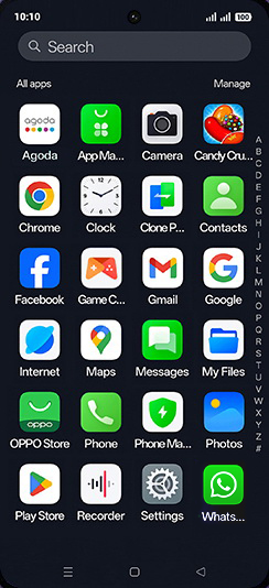 Step 2: Tap on WhatsApp icon.