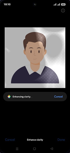 Step 11: Enhancing clarity.