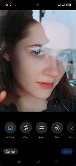 Step 7: Tap on AI Editor.