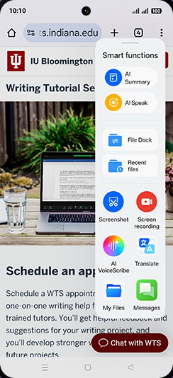 Step 5: Tap on AI Summary.