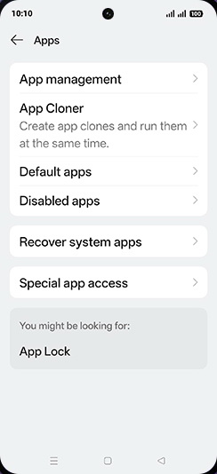 Step 4: Tap on Default apps.