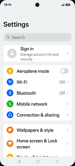 Step 3: Tap on Mobile network.